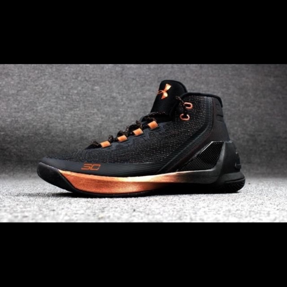 Curry 3 bronze and black